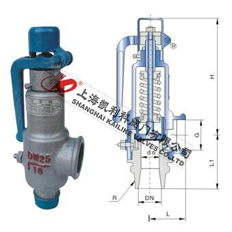 A27H、A27W、A27Y彈簧微啟式外螺紋安全閥